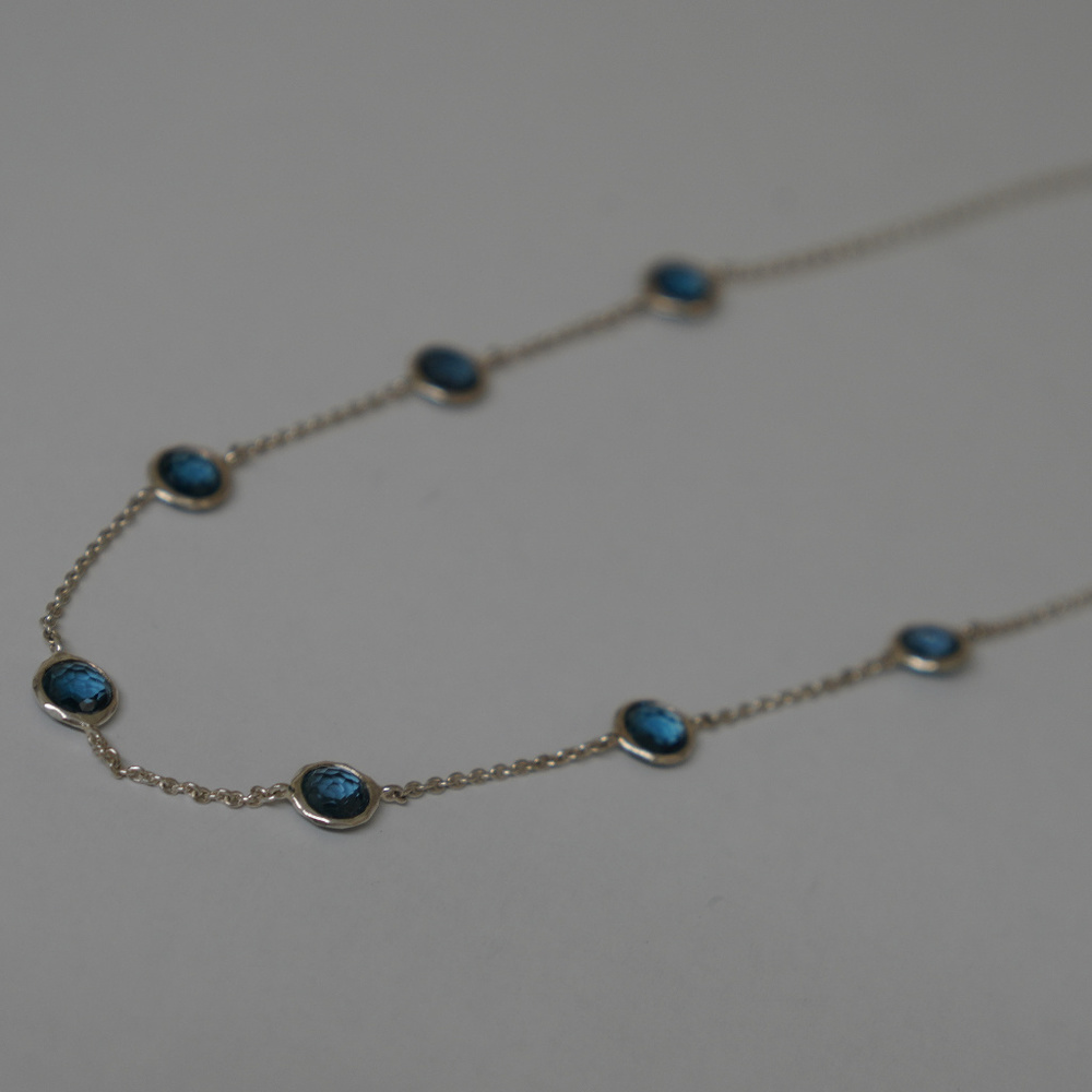 Ippolita rock candy mini station silver necklace